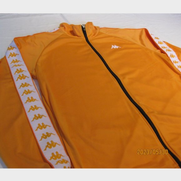 KAPPA Anniston Jacket XXL 'Orange/White' (BRAND NEW, RARE!) 'Unisex' - Picture 3 of 16